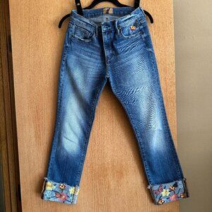 Sundance Driftwood Capri Jeans